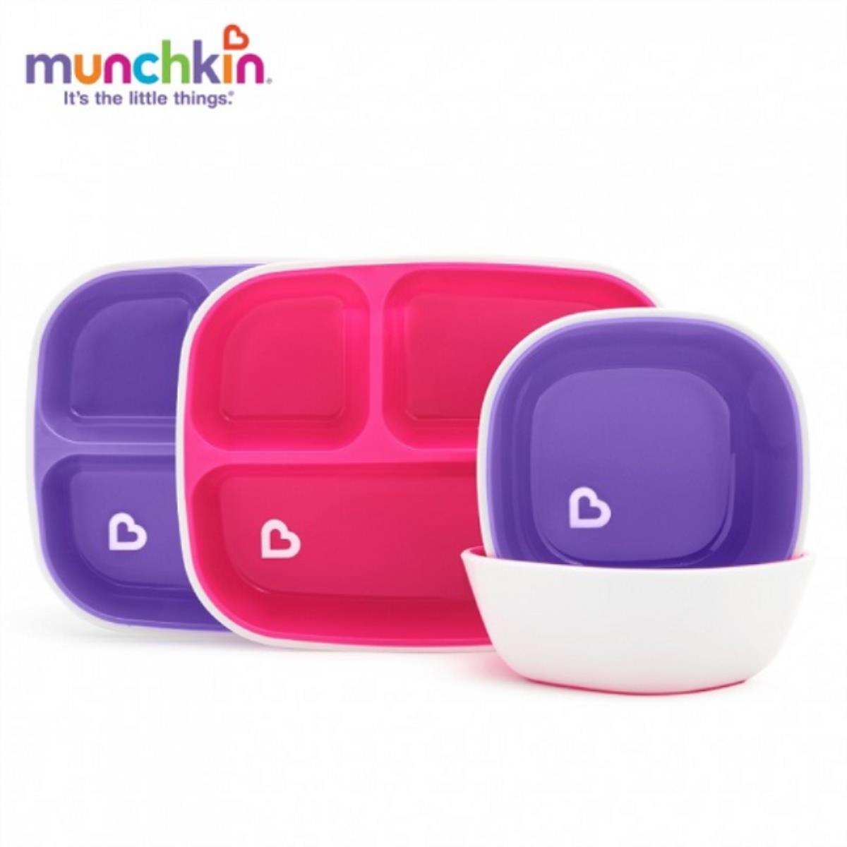 Bộ 2 đĩa chia ngăn chống trượt Munchkin MK11469