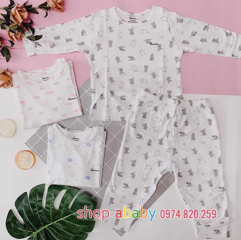 Bộ dài tay cài vai sợi tre Avaler sz 6-24M