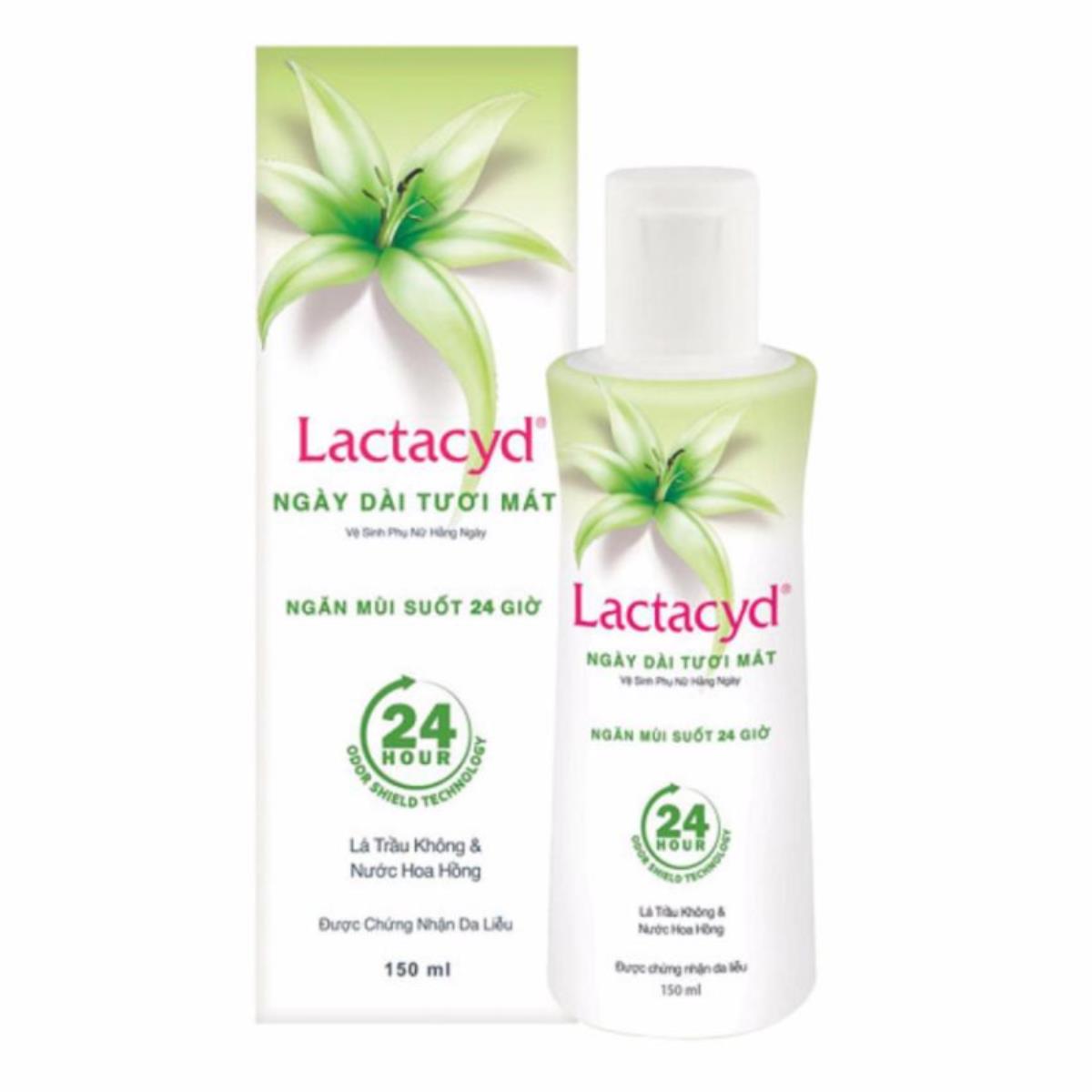 Dung dịch vệ sinh phụ nữa Lactacyd trầu không 150ml