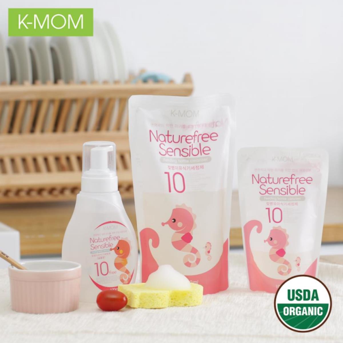 Nước Rửa Bình Hữu Cơ K-Mom 500ml