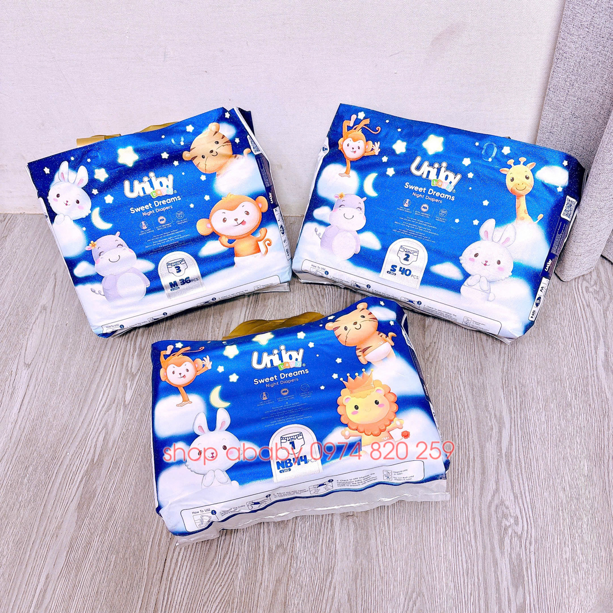 Bỉm - Tã dán đêm Unijoy Sweet Dreams