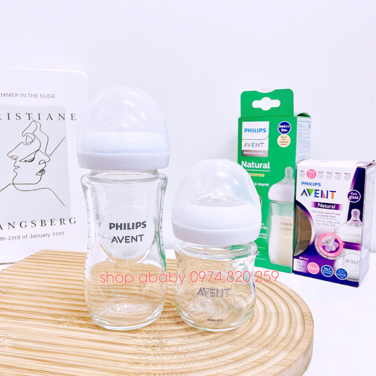 Bình Avent thủy tinh