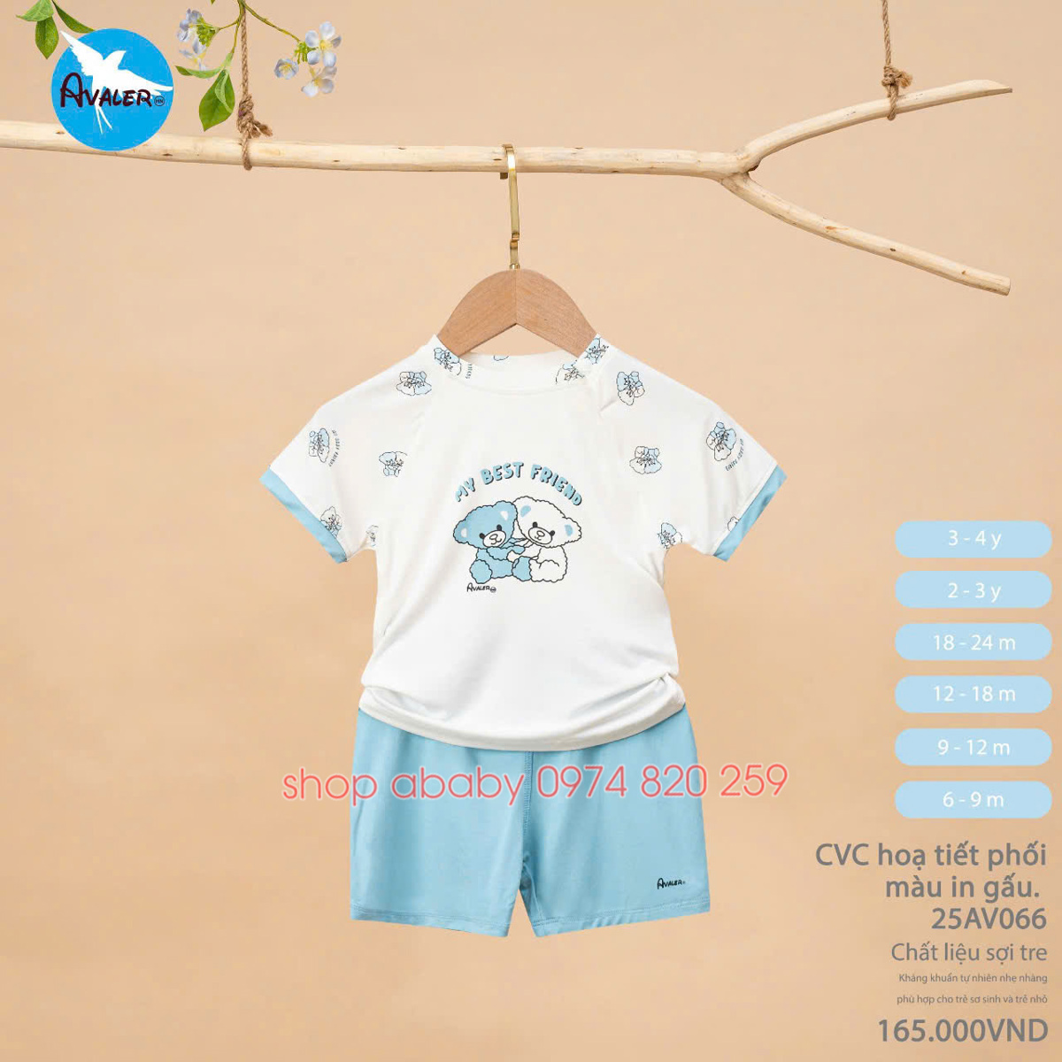 Bộ cộc tay Avaler V066