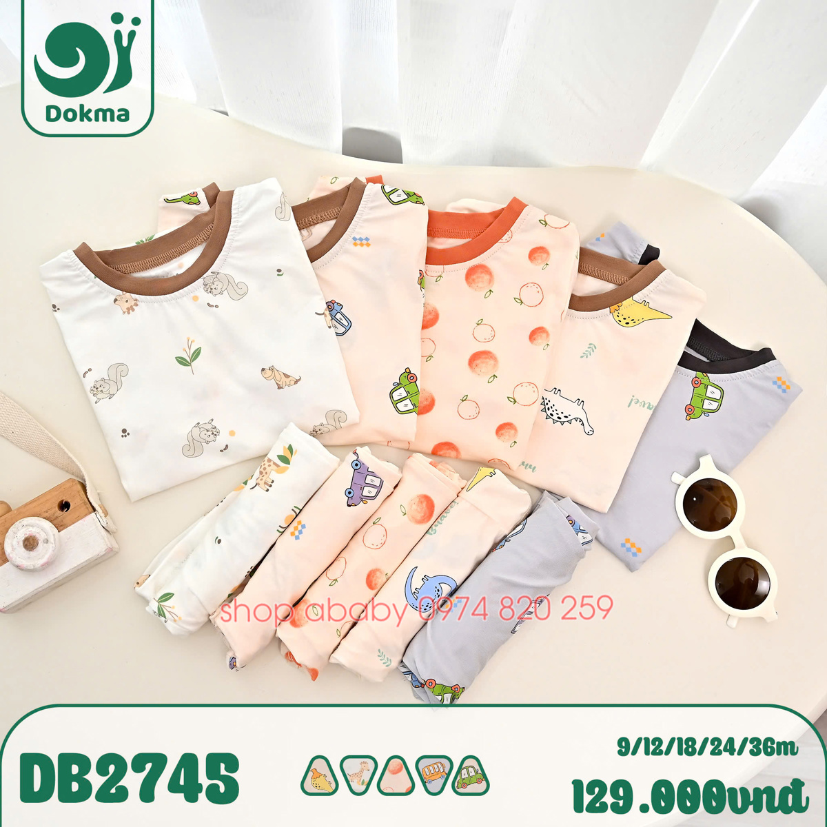 Bộ cộc tay Dokma DB2745