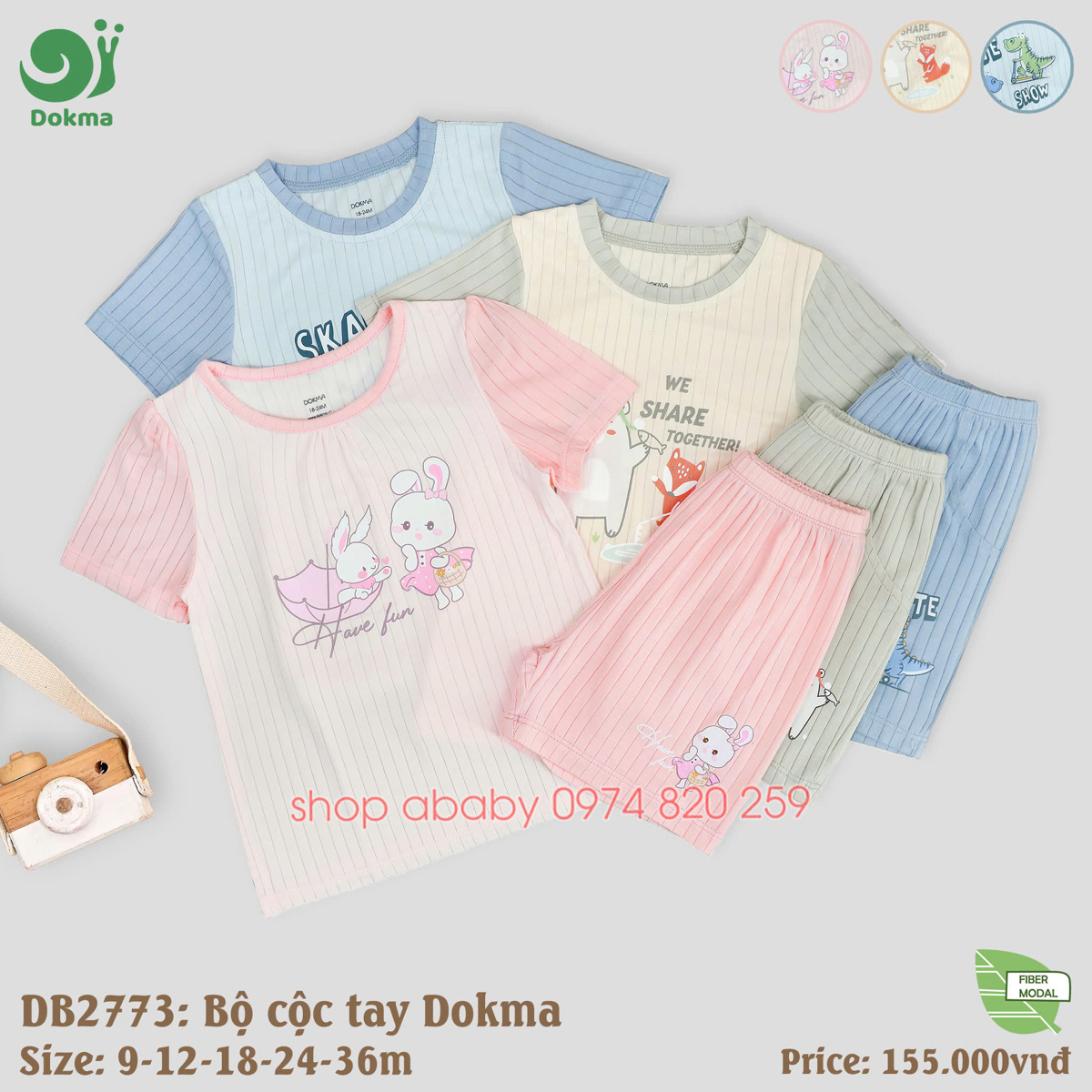 Bộ cộc tay Dokma DB2773