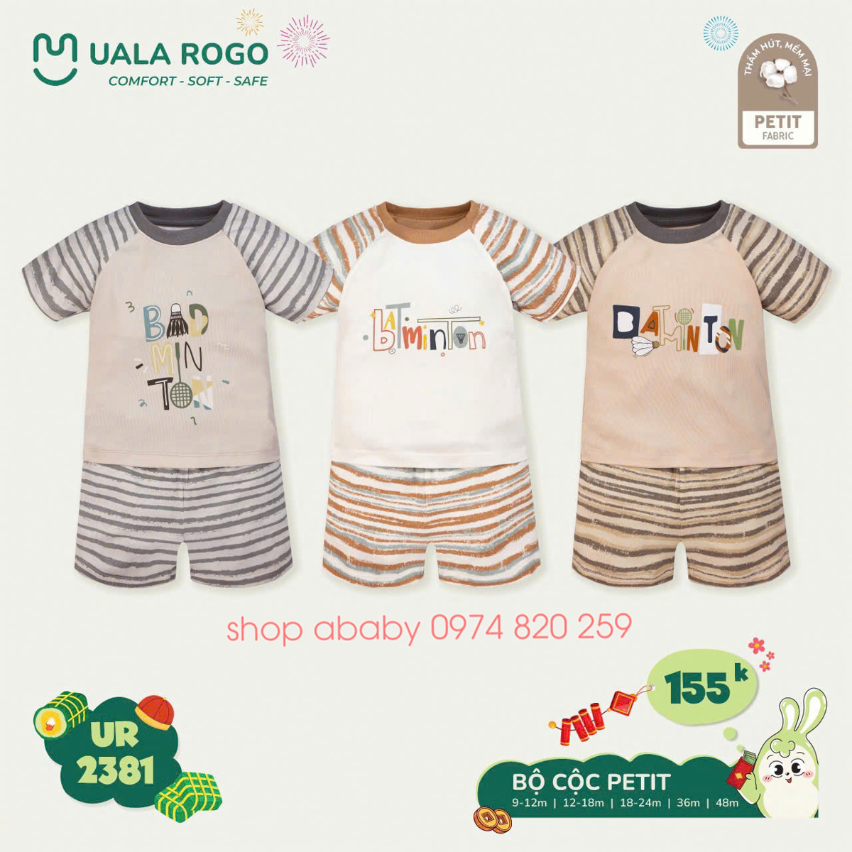Bộ cộc tay Uala UR2381