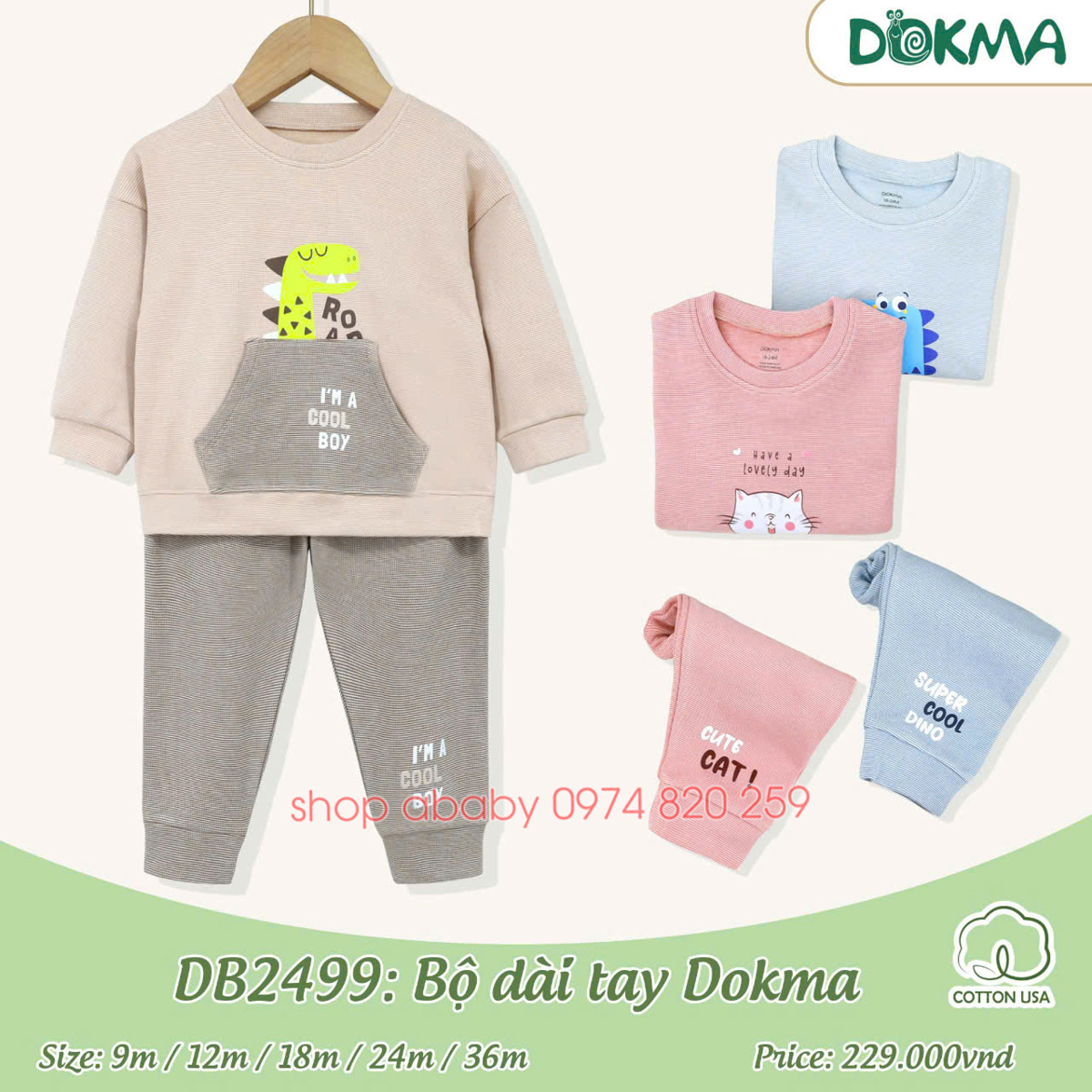 Bộ dài tay Dokma DB2499
