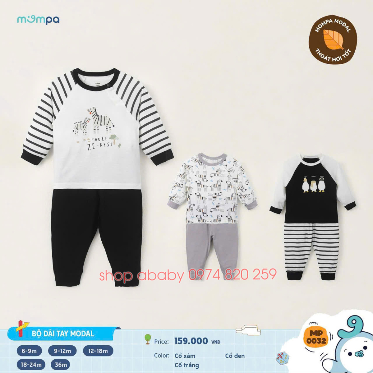 Bộ dài tay Mompa MP0032 