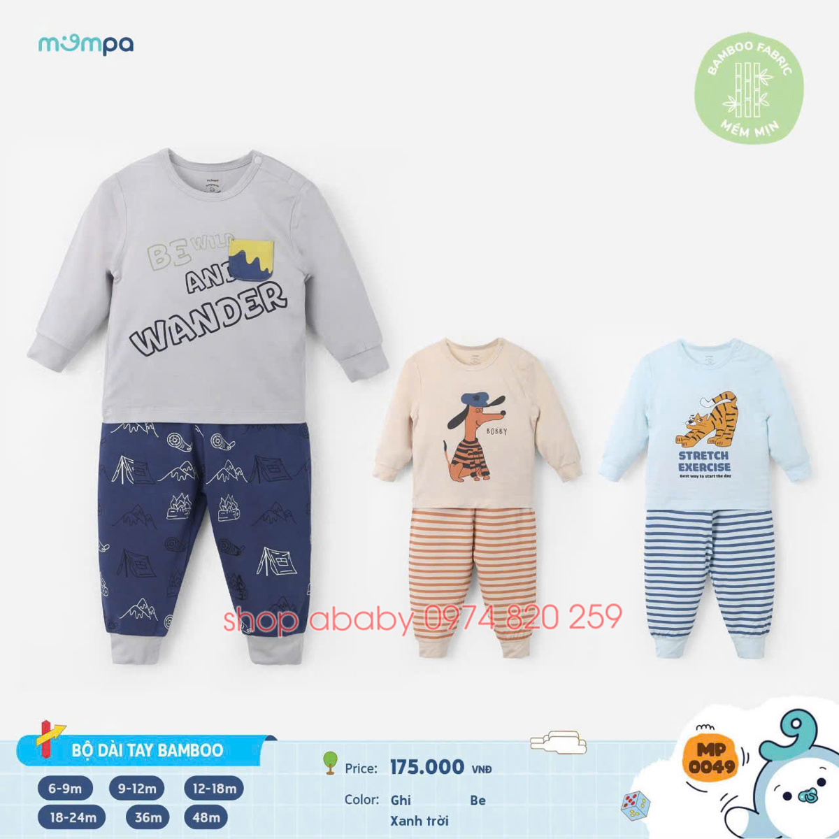 Bộ dài tay Mompa MP0049