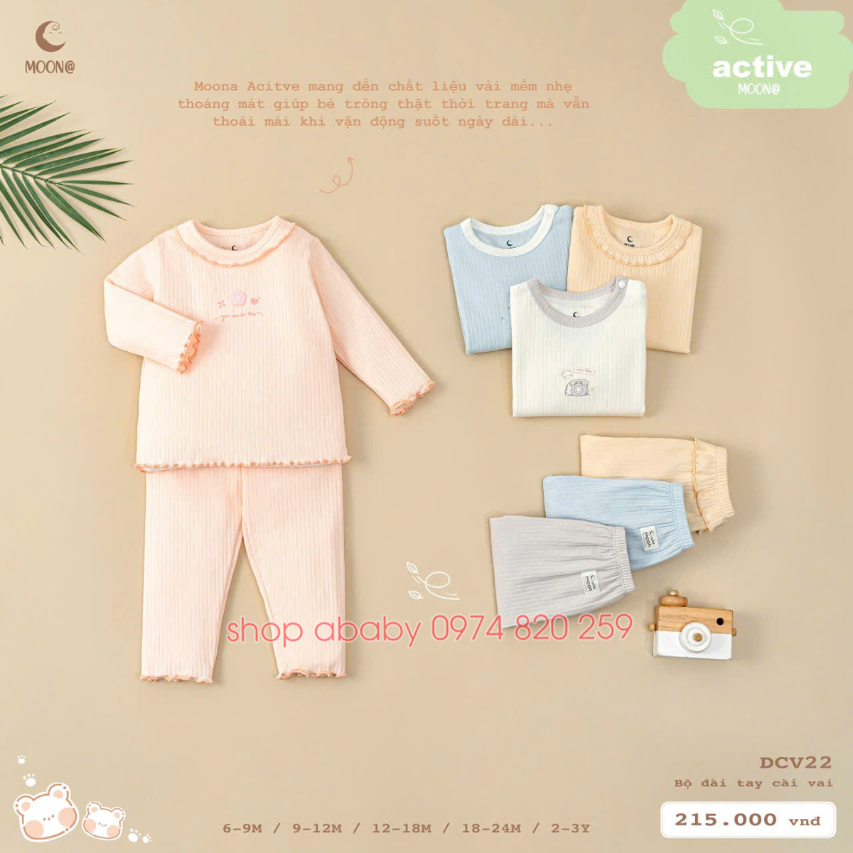 Bộ dài tay Moon DCV2