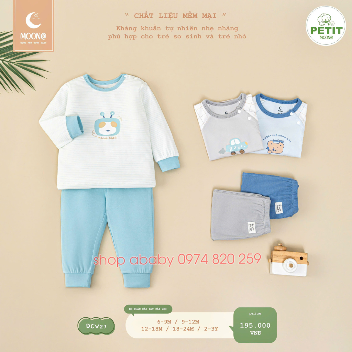 Bộ dài tay Moon DCV27