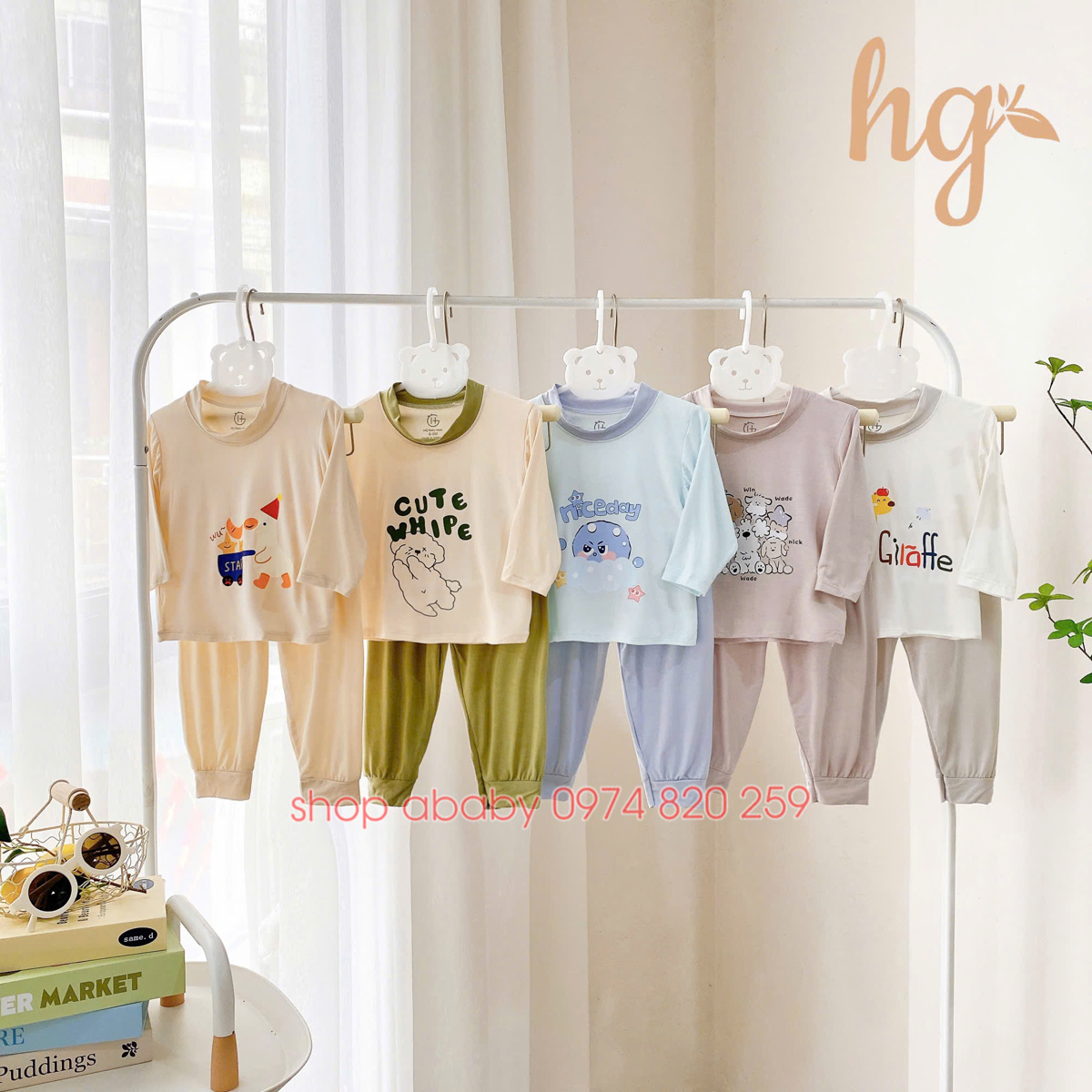 Bộ dài tay petit cổ 3cm HG 52809