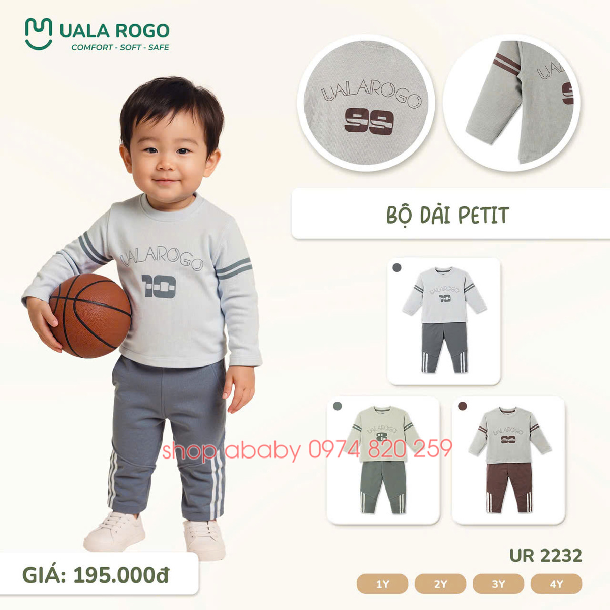 Bộ dài tay Ualarogo UR22