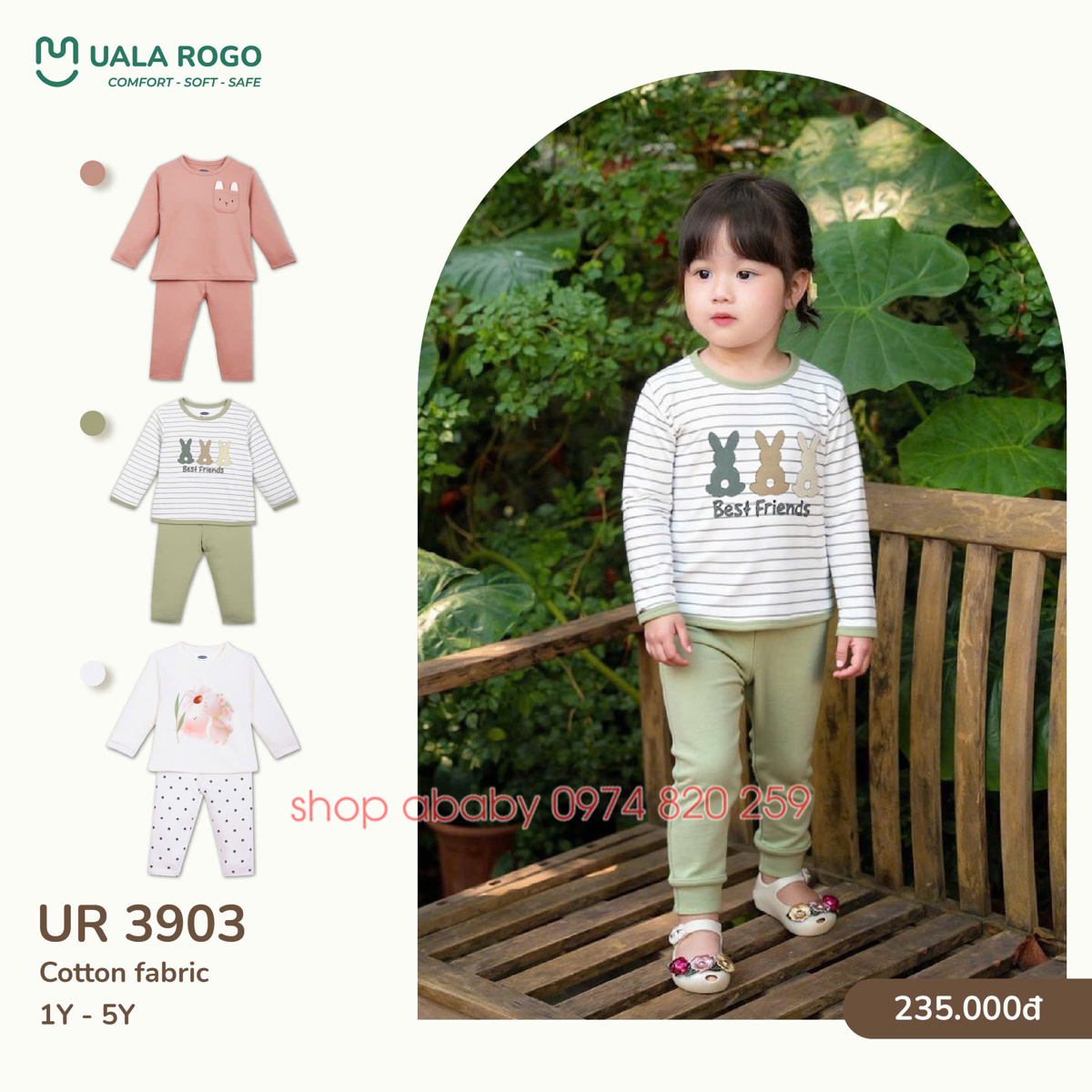 Bộ dài tay Ualarogo UR3903