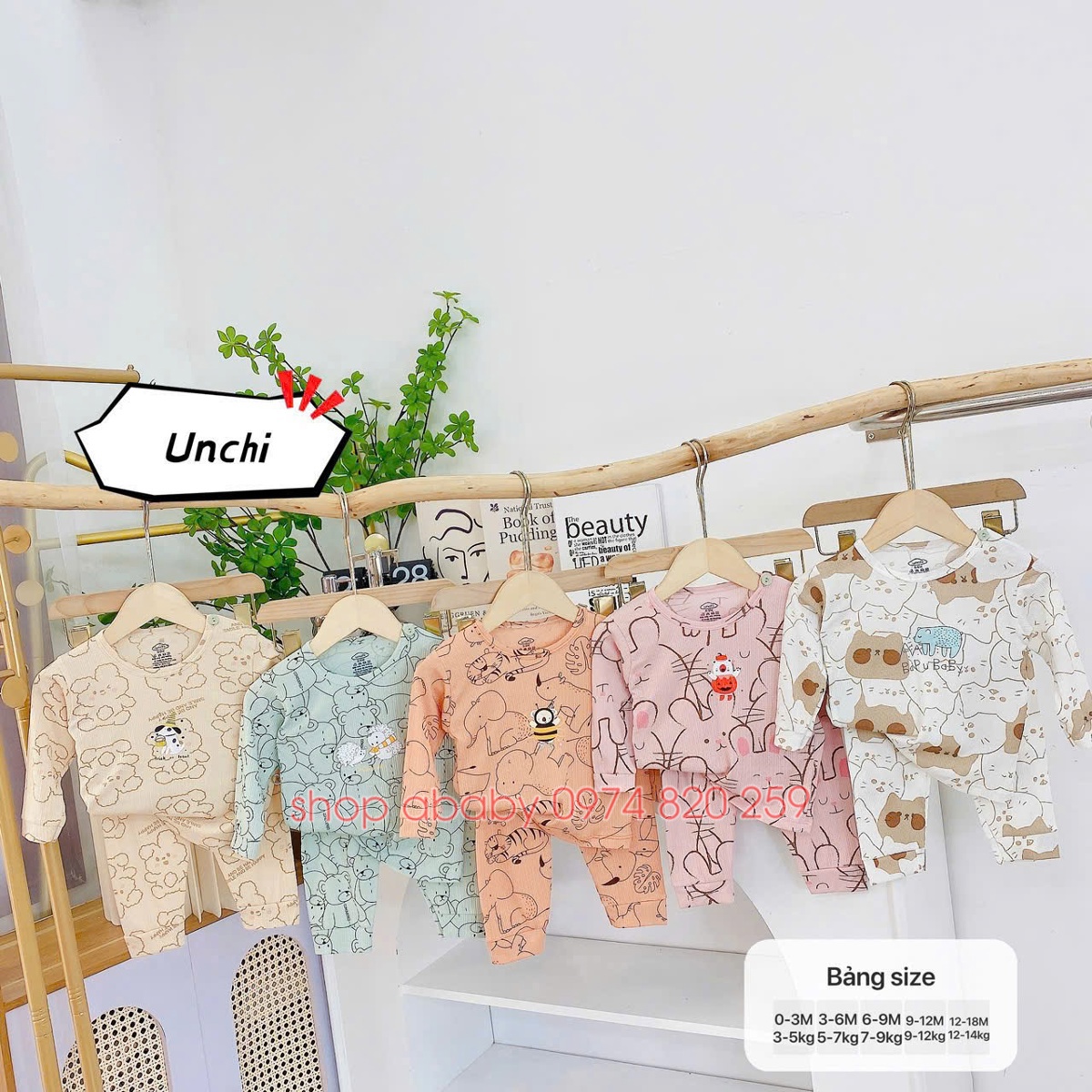 Bộ DT thông hơi cài vai Unchi 29757