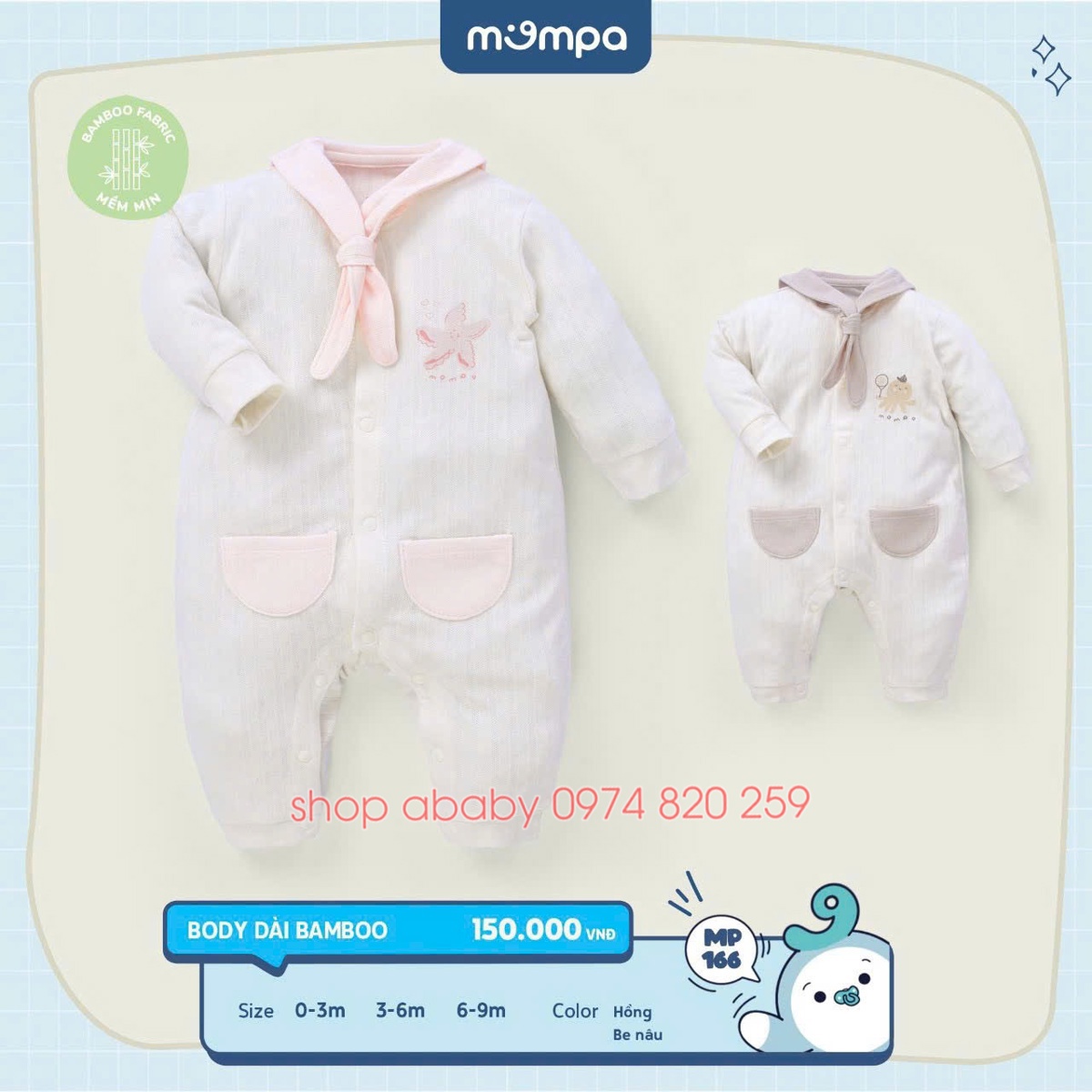 Body dài tay Mompa MP166 