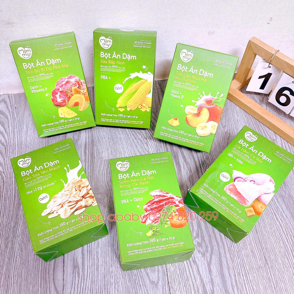 Bột ăn dặm Mămmy 140g (6m+)