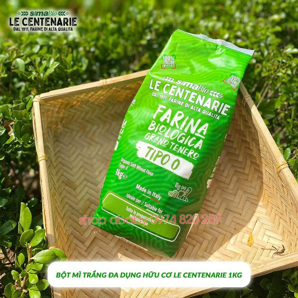 Bột mỳ trắng đa dụng hữu cơ Le Centenarie 1kg