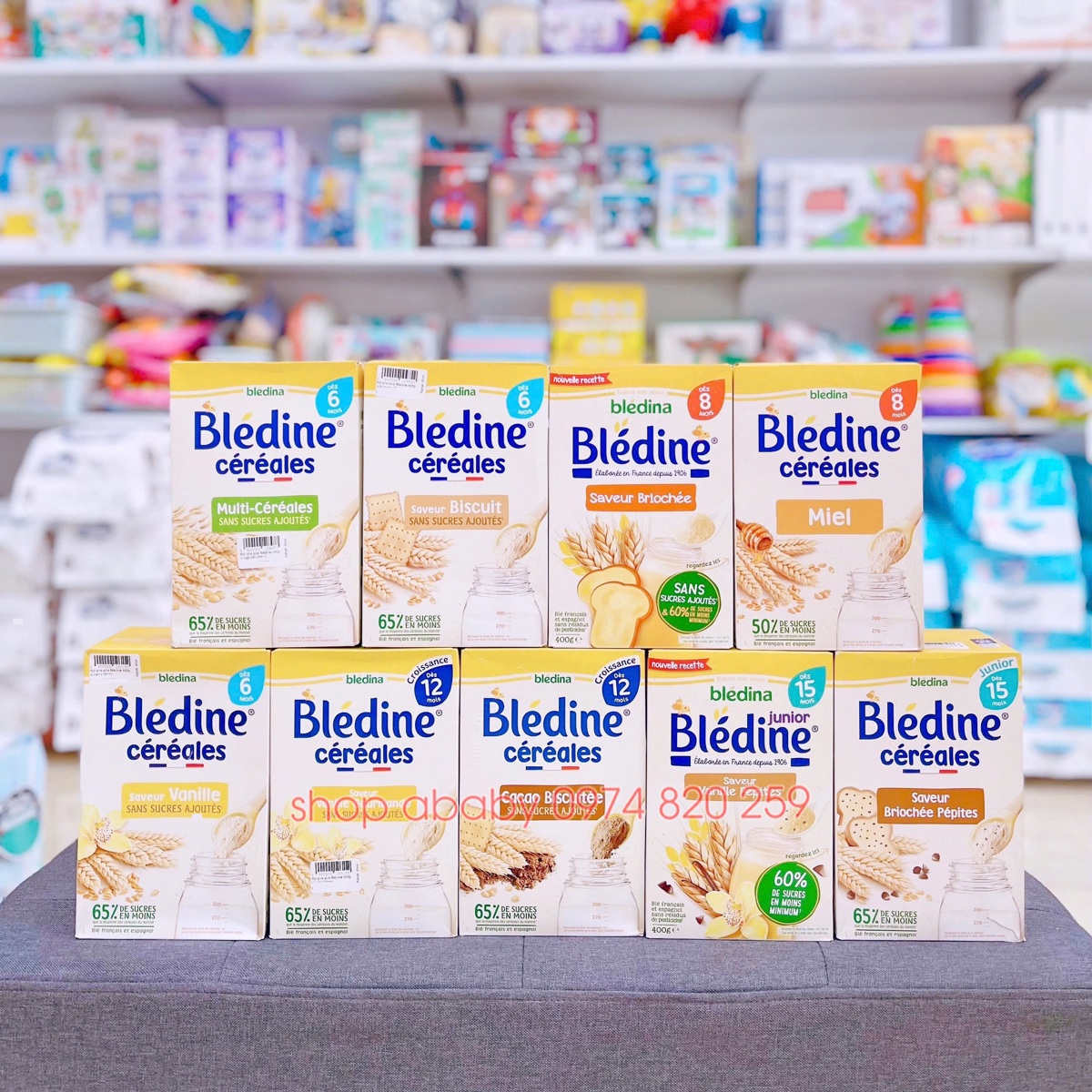 Bột pha sữa Blédine 400g