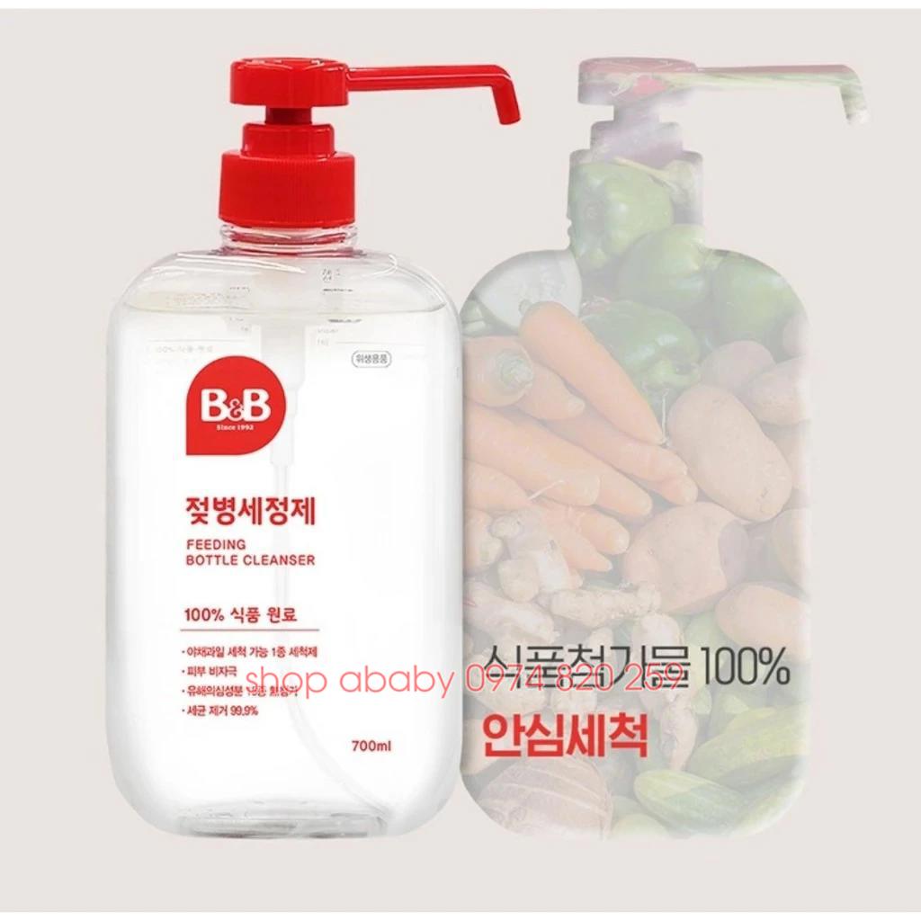 Chai nước rửa bình B&B 600ml