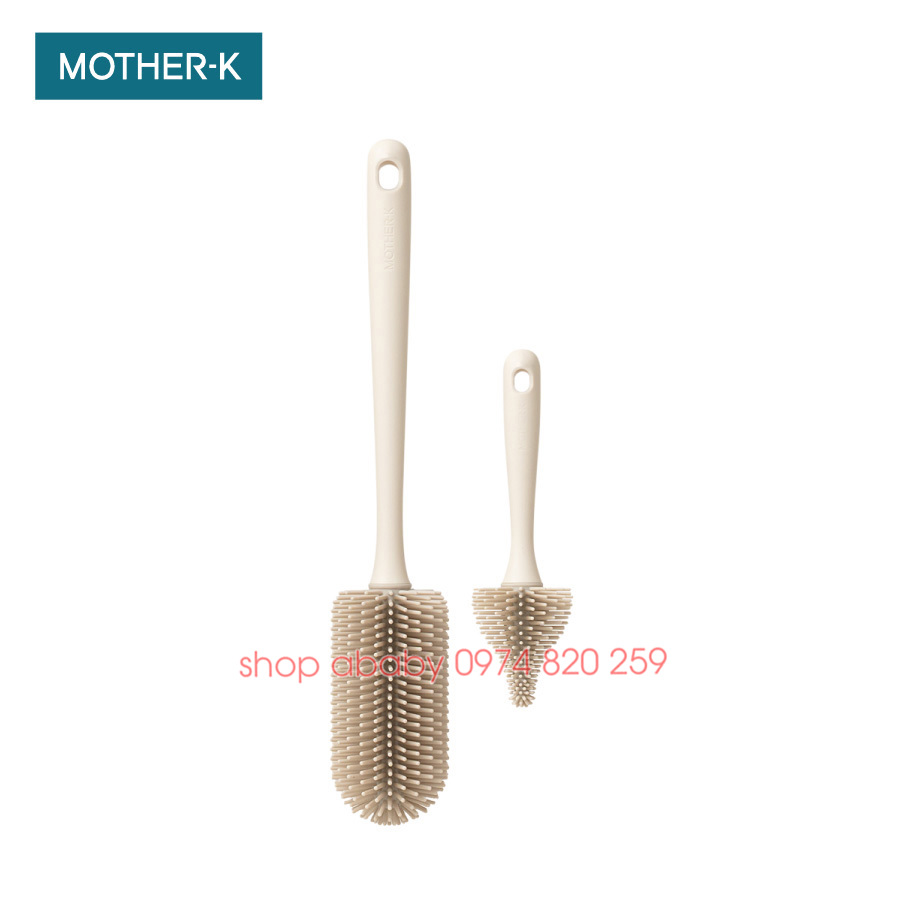 Cọ bình sữa núm ty silicon Mother-K