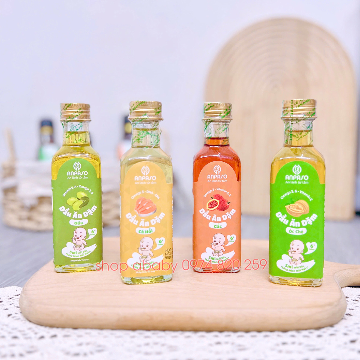 Dầu ăn dặm Anpaso 100ml