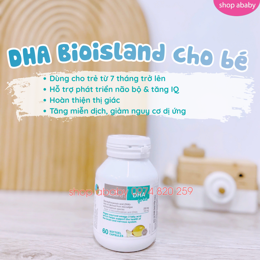 DHA bé Bioisland Úc 