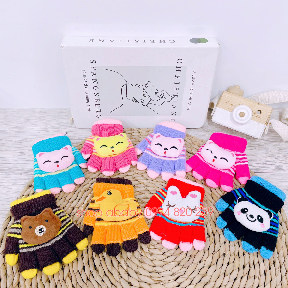 Găng tay len 2 trong 1 GT742