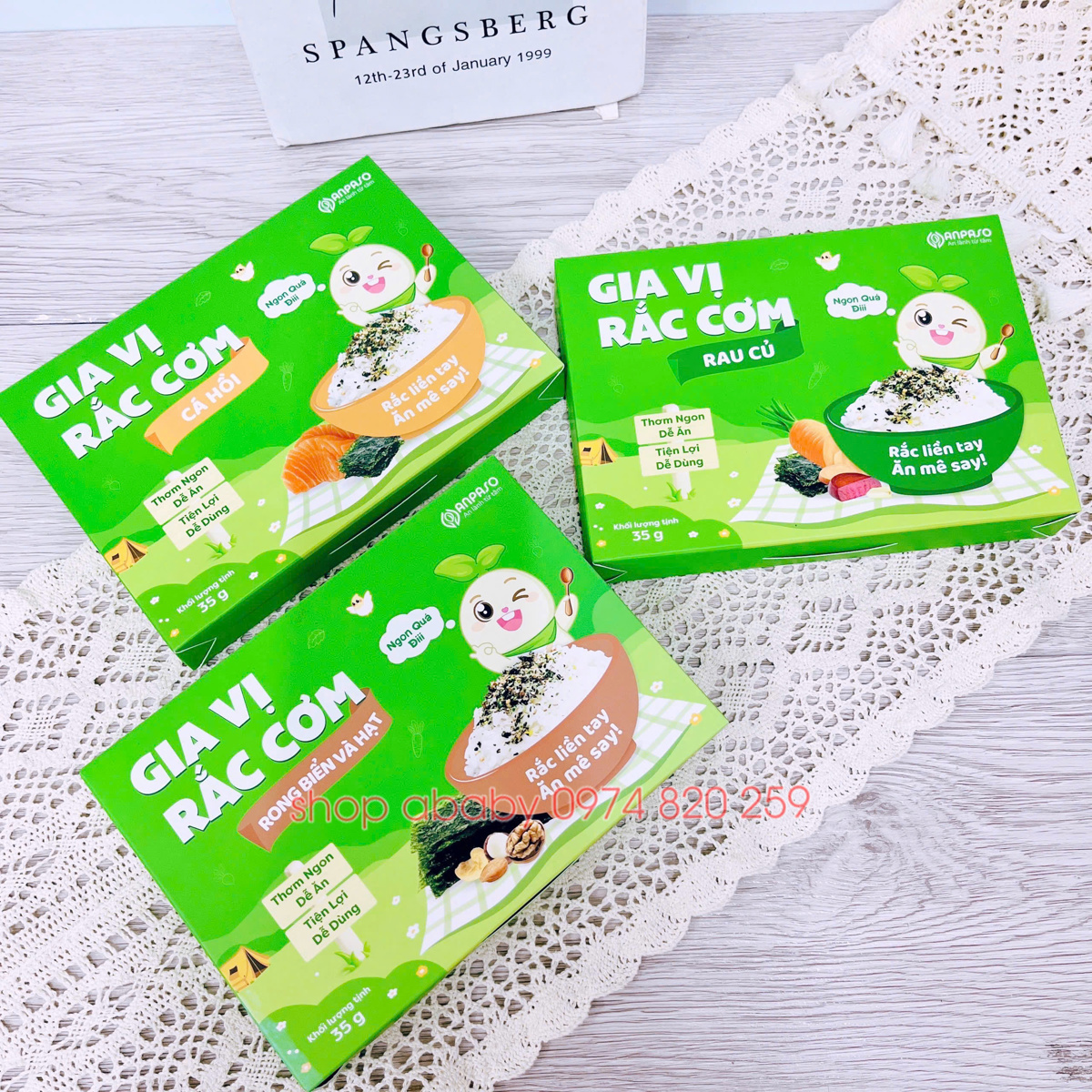 Gia vị rắc cơm Anpaso (1y+)