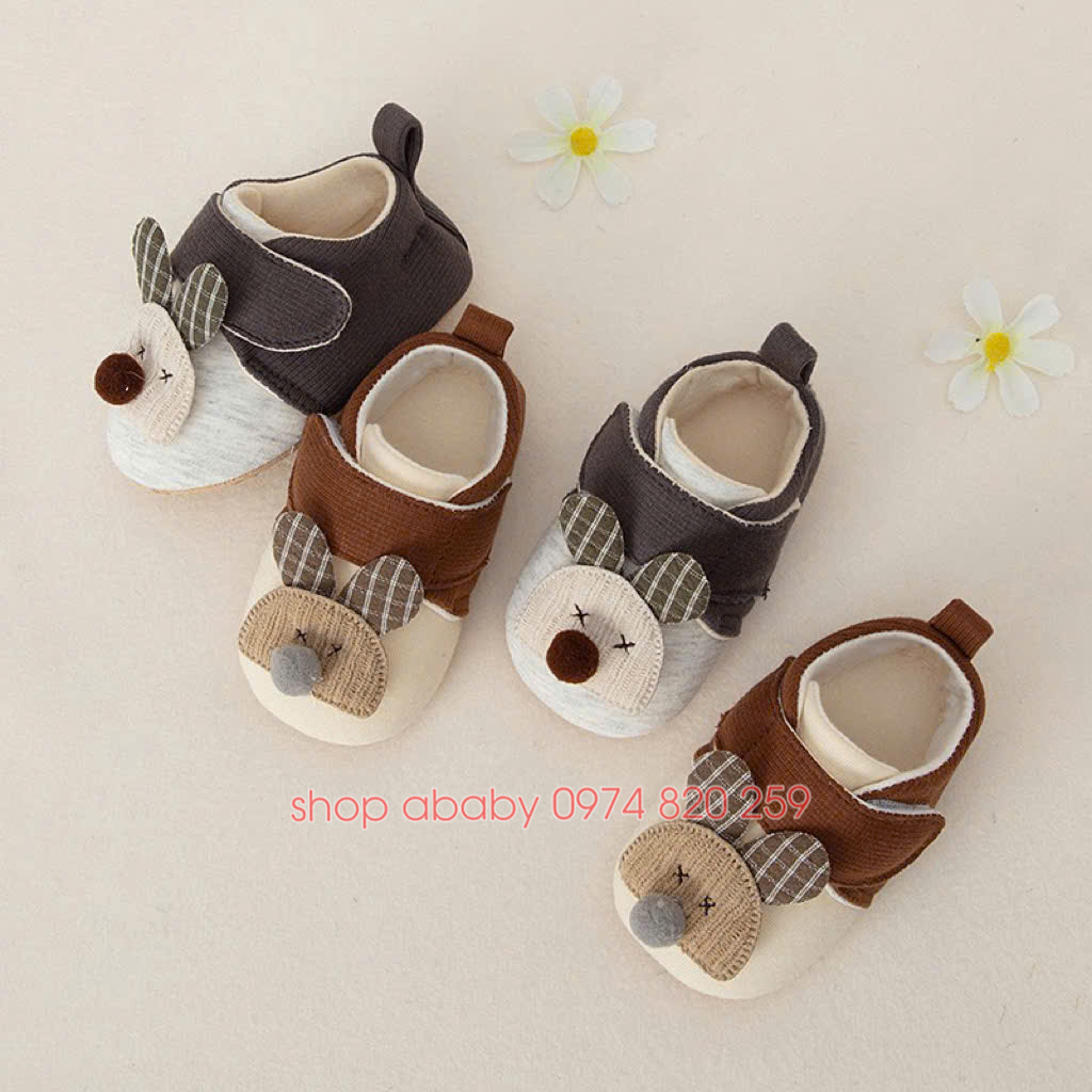 Giày gấu thỏ xám nâu 53110