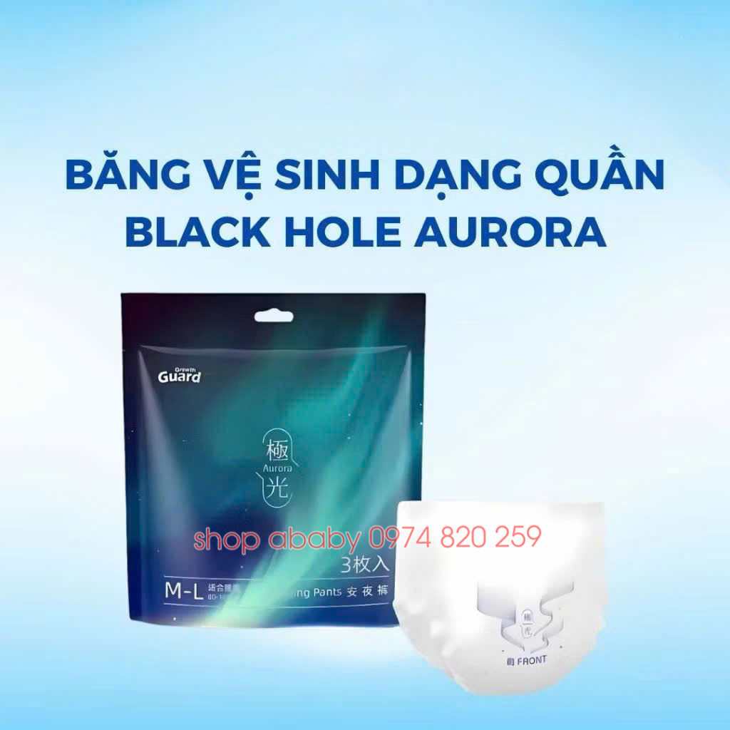 Gói 3 băng vệ sinh quần Aurora size M-L