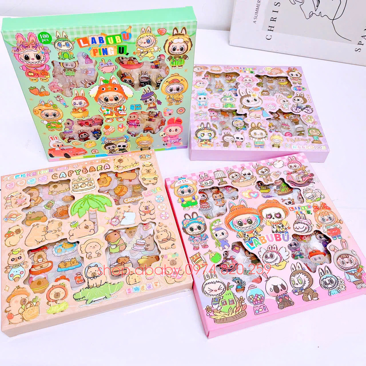 Hộp sticker dán 35994