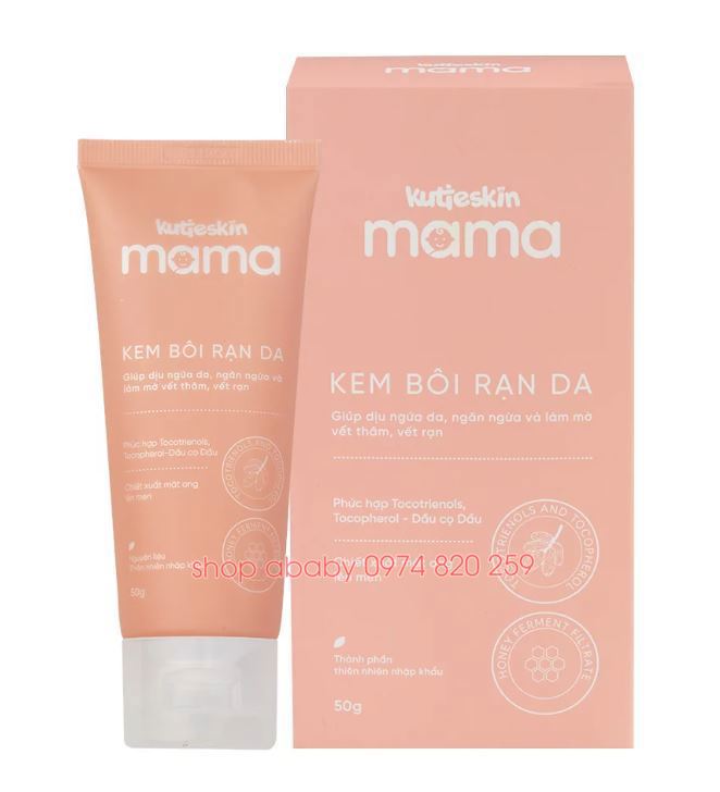 Kem bôi rạn da Kutieskin Mama 50g