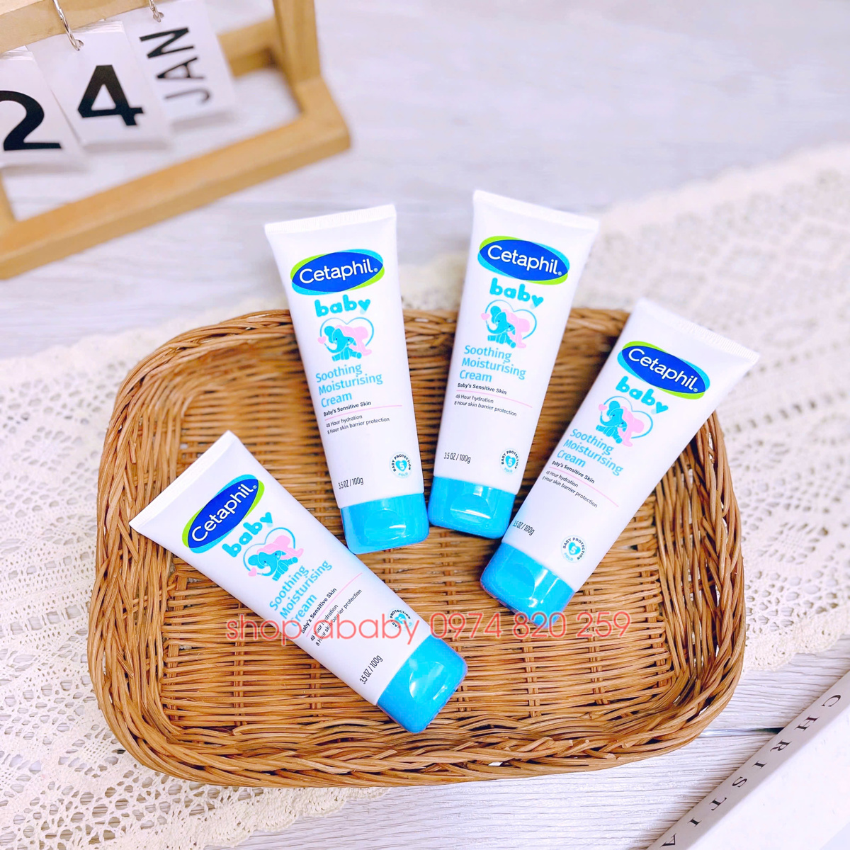 Kem dưỡng ẩm và làm dịu da Cetaphil 100g