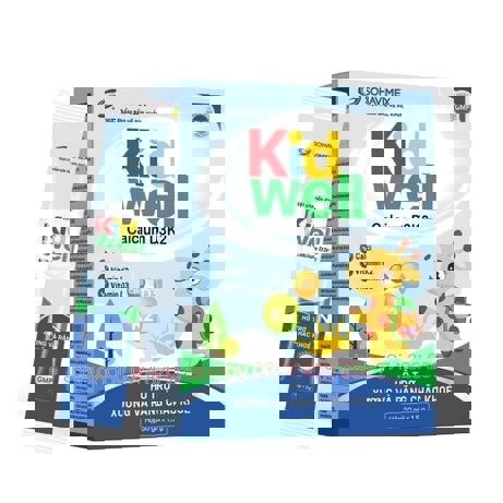 KidWell Calcium D3K2 (hộp 30 gói) (1y+)