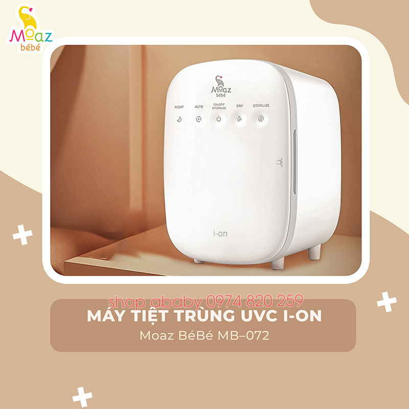 Máy tiệt trùng sấy khô UVC ION Moaz BéBé MB072