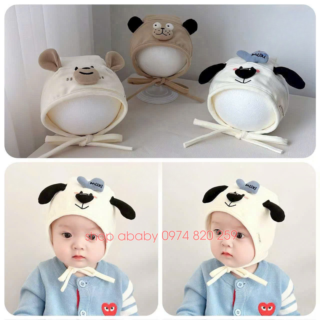 Mũ cún buộc dây Muxi 52137
