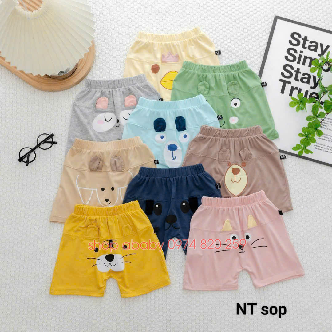 Quần đùi thun lạnh mông thú 43289