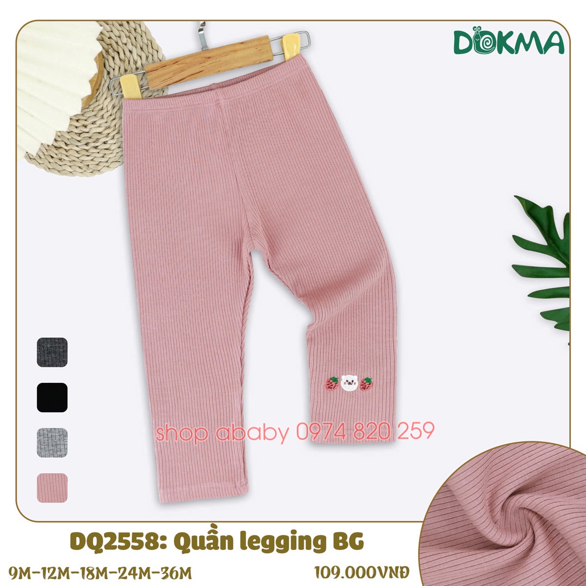 Quần legging BG Dokma DQ2558