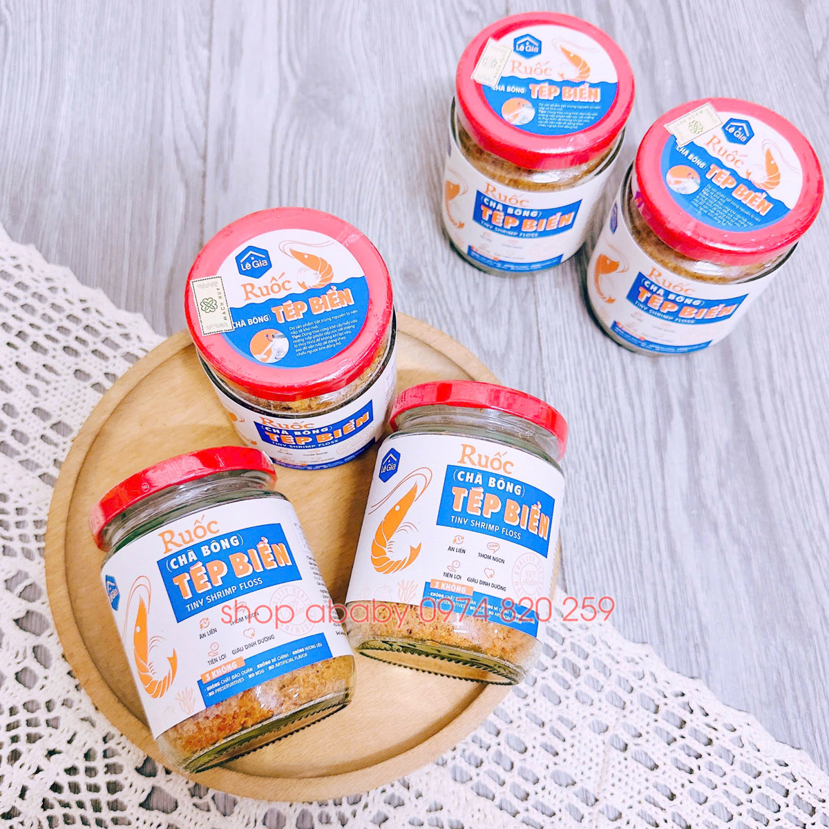 Ruốc tép biển Lê Gia 90g (1y+)