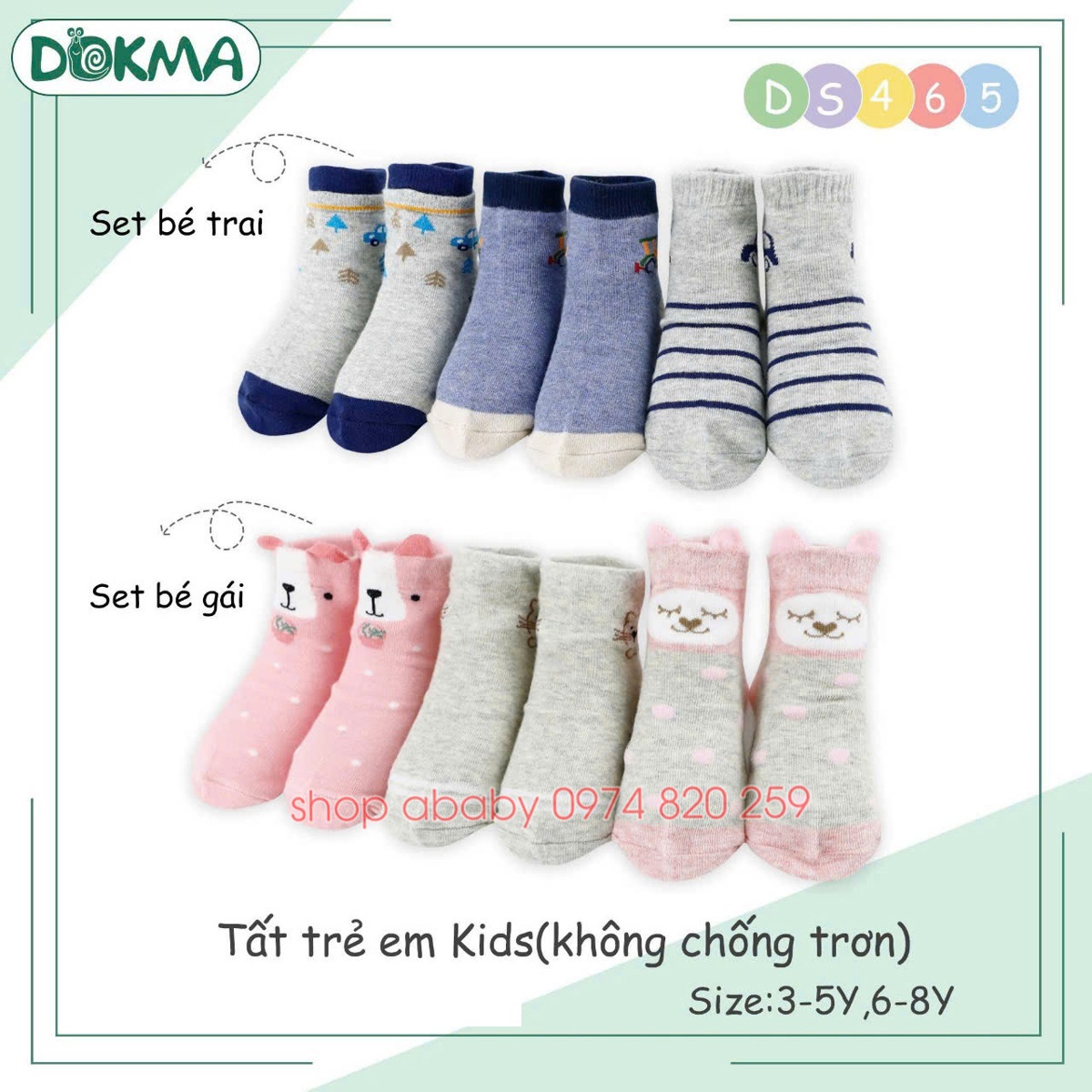 Set 3 tất cao cổ Dokma DS465