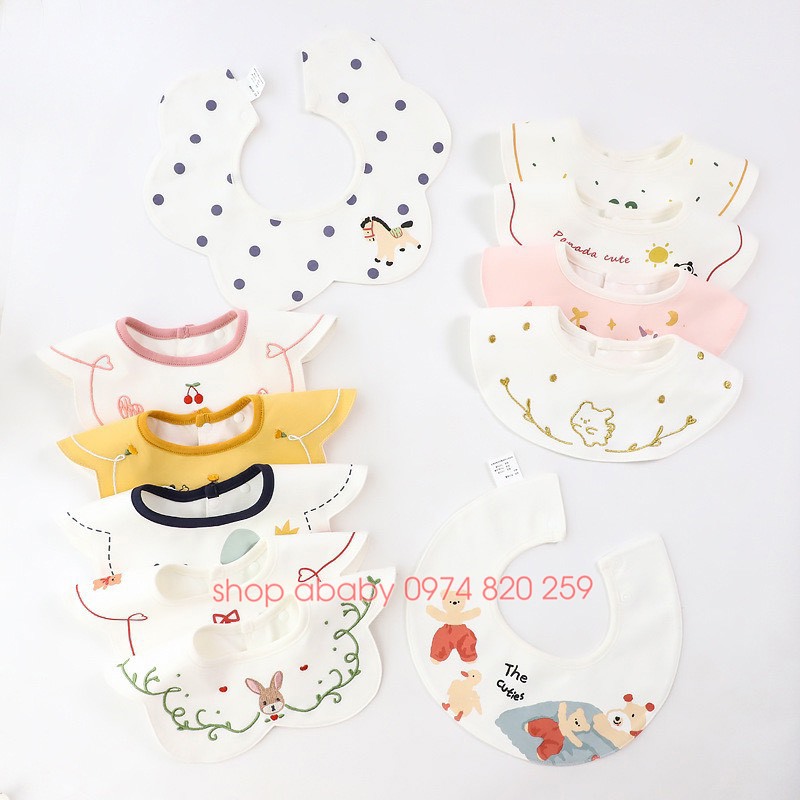 Set 3 yếm thêu GB13701