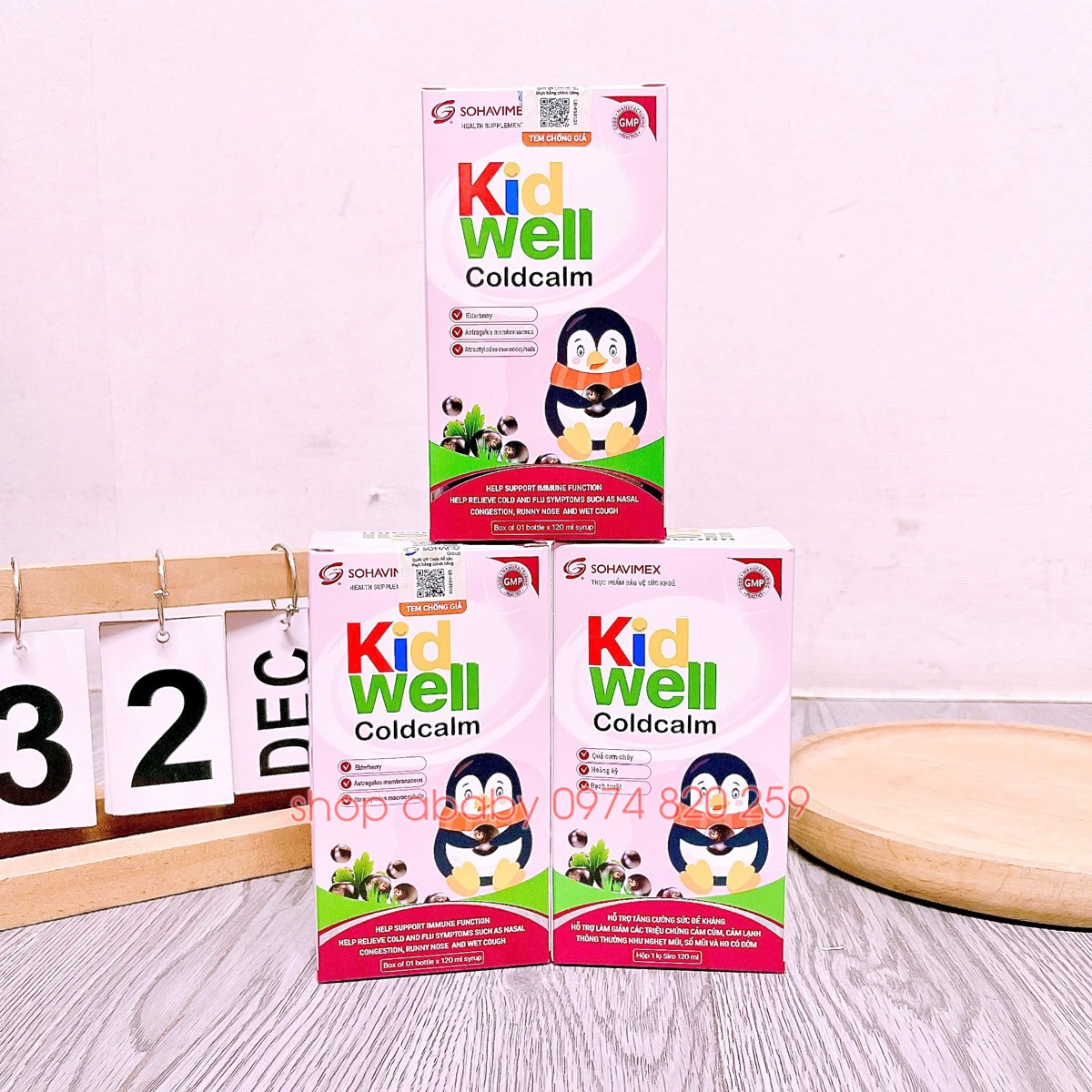 Siro ho cảm Kidwell ColdCalm (2y+)