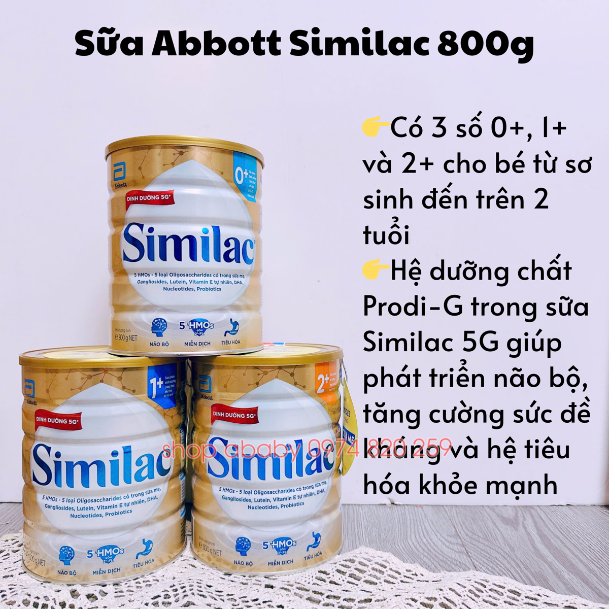 Sữa Abbott Similac 800g