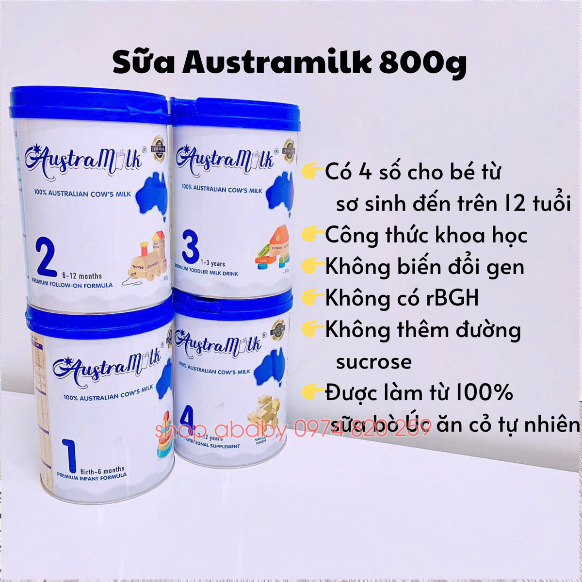 Sữa Austramilk 800g