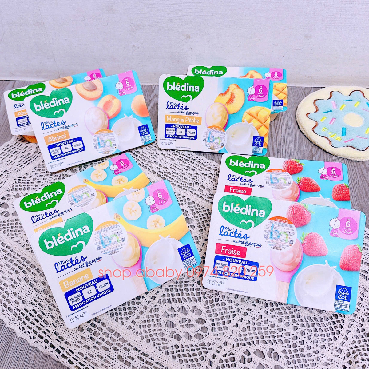 Sữa chua bledina 6m+ (Mẫu mới)