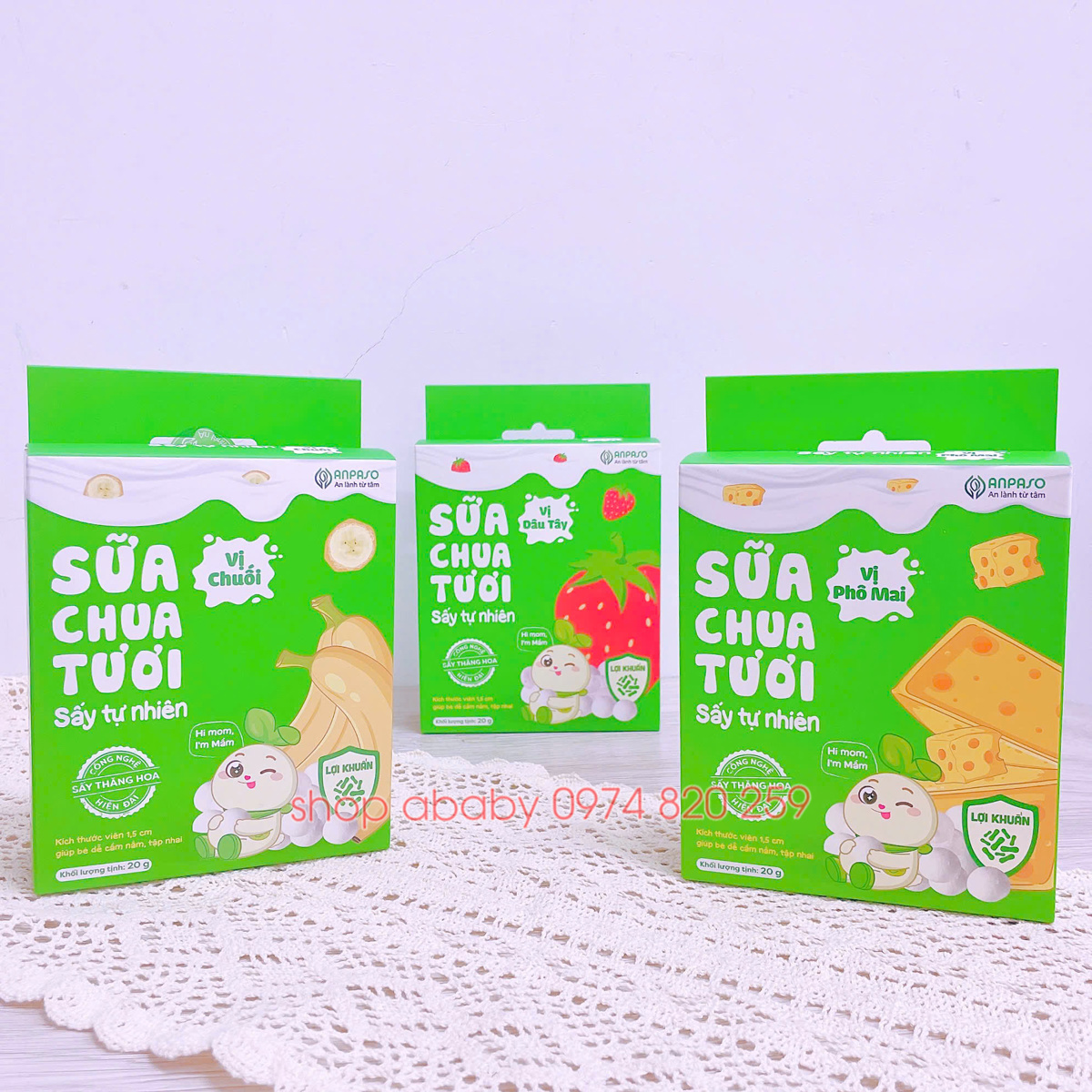 Sữa chua tươi sấy Anpaso