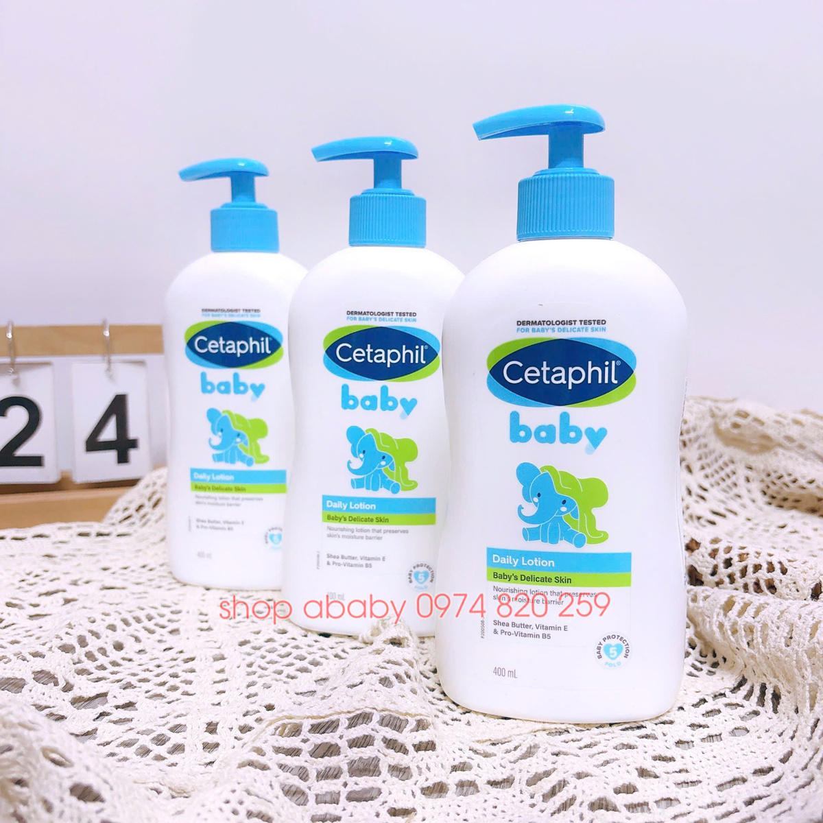 Sữa dưỡng ẩm Cetaphil Baby Daily Lotion 400ml