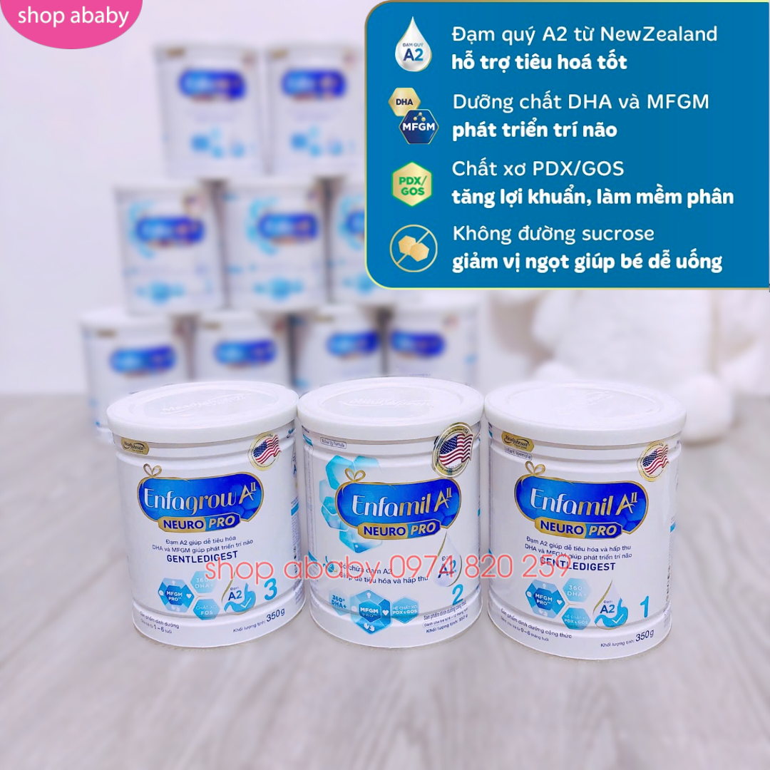 Sữa Enfamil A2 NeuroPro 350g 