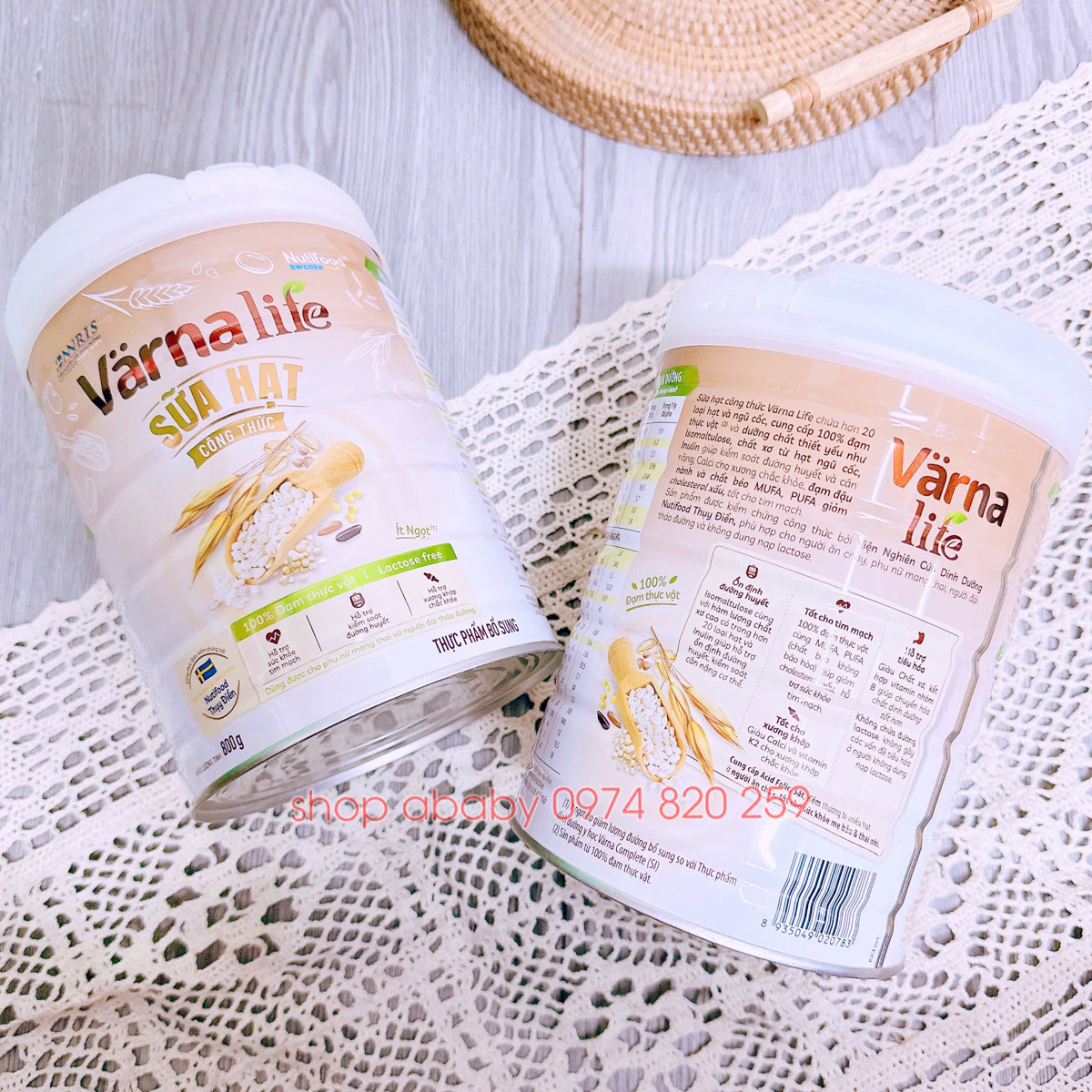 Sữa hạt công thức VarnaLife 800g (10y+)